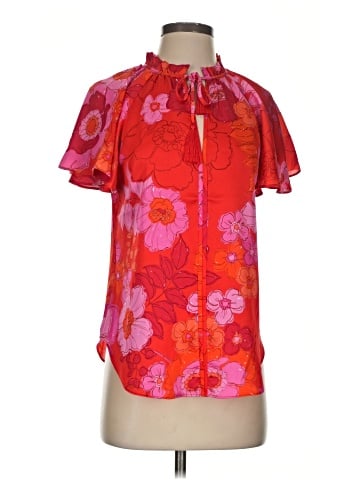 Trina Turk Short Sleeve Blouse (view 1)