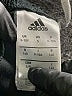 Adidas 100% Polyester Stripes Black Athletic Shorts Size 9 - 10 - photo 3