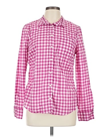 J.Crew Factory Store Long Sleeve Button-Down Shirt (view 1)