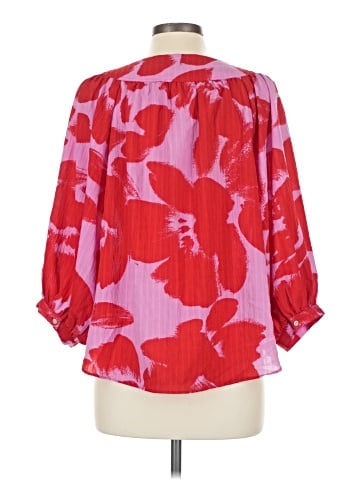 Rose + Olive 3/4 Sleeve Blouse (view 2)