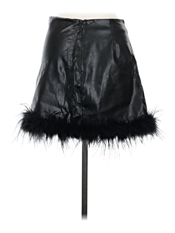Le Lis Faux Leather Skirt (view 2)