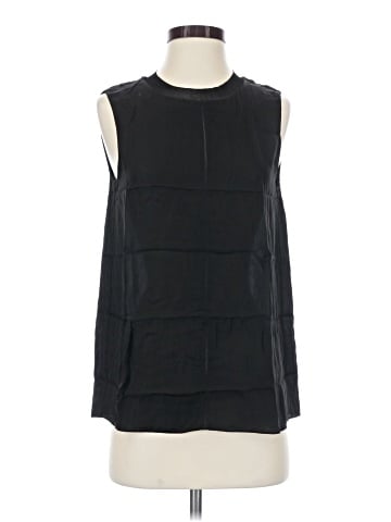 Vince. Sleeveless Silk Top (view 1)