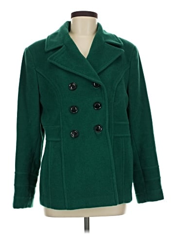 St. John's Bay Wool Coat (view 1)