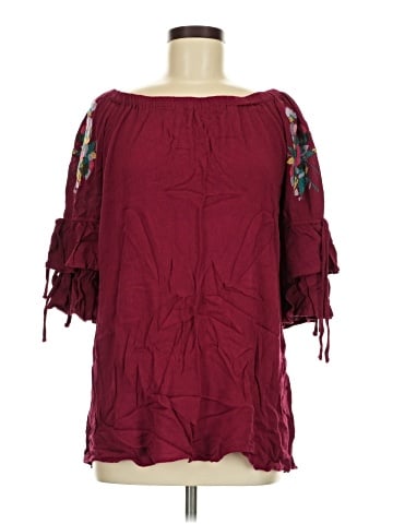 Umgee 3/4 Sleeve Blouse (view 1)