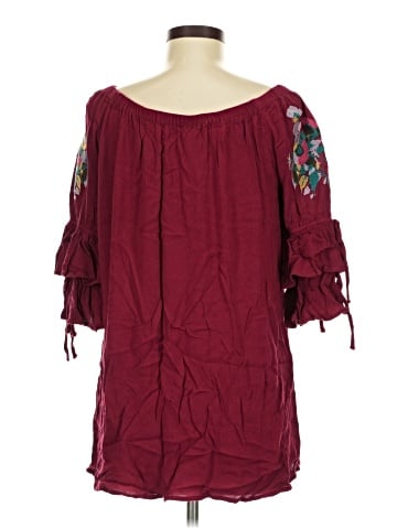 Umgee 3/4 Sleeve Blouse (view 2)