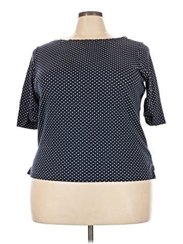 Lauren by Ralph Lauren 3/4 Sleeve T-Shirt (view 1)