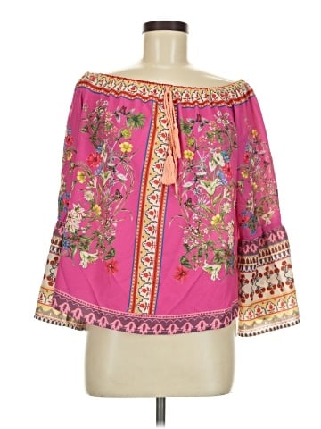 Umgee 3/4 Sleeve Blouse (view 1)