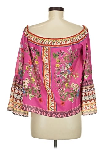 Umgee 3/4 Sleeve Blouse (view 2)