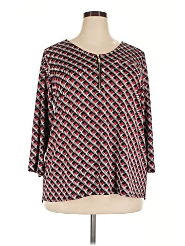 Roz & Ali 3/4 Sleeve Blouse (view 1)