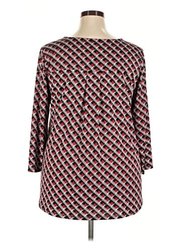 Roz & Ali 3/4 Sleeve Blouse (view 2)