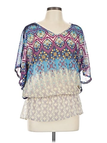 Rafaella Short Sleeve Blouse (view 1)