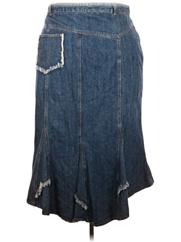 Ashley Stewart Denim Skirt (view 2)