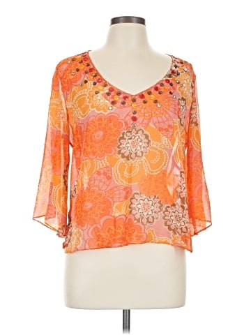 Daisy Fuentes 3/4 Sleeve T-Shirt (view 1)