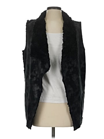 Saks Fifth Avenue Faux Fur Vest (view 1)