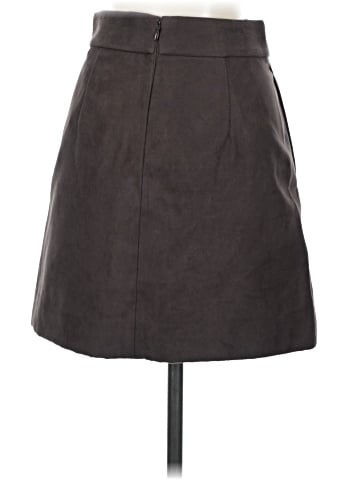 J.Crew Factory Store Faux Leather Skirt (view 2)