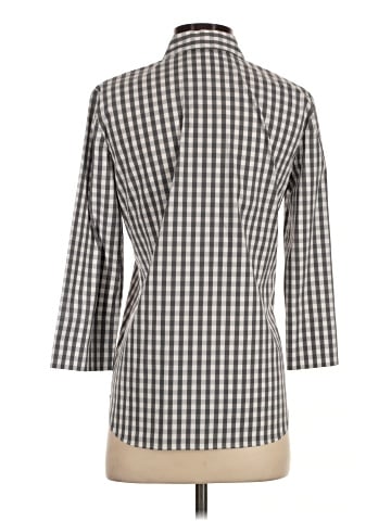 Lafayette 148 New York 3/4 Sleeve Button-Down Shirt (view 2)