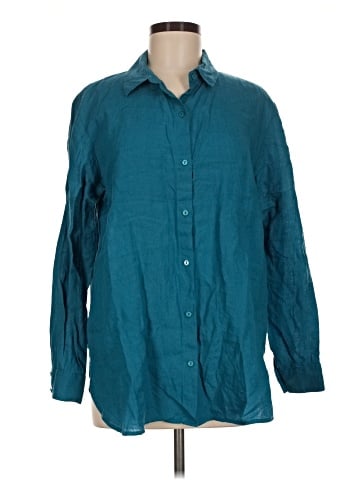 Eileen Fisher Long Sleeve Button-Down Shirt (view 1)