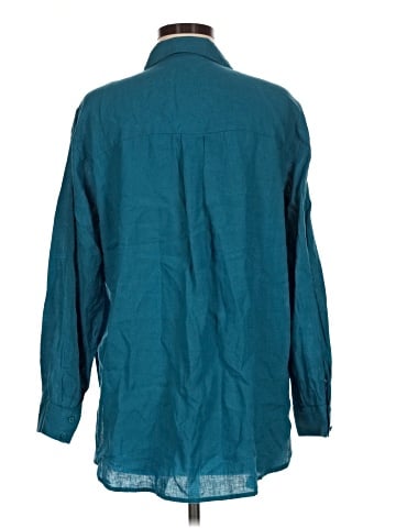 Eileen Fisher Long Sleeve Button-Down Shirt (view 2)