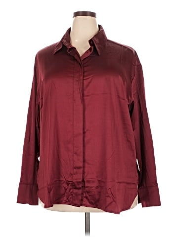 Lane Bryant Long Sleeve Blouse (view 1)