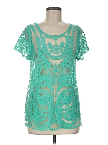 Umgee Short Sleeve Blouse (view 1)