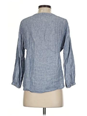 Sigrid Olsen 3/4 Sleeve Button-Down Shirt (view 2)
