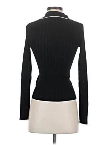 Madewell The Signature Knit Johnny-Collar Sweater (view 2)