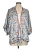 Easel 100% Polyester Blue Kimono Size M - photo 1