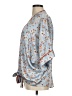 Easel 100% Polyester Blue Kimono Size M - photo 5