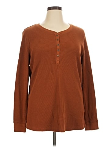 Natural Reflections Long Sleeve Henley (view 1)