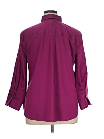Chico's 3/4 Sleeve Button-Down Shirt (view 2)