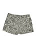 Express 100% Polyester Paisley Gray Shorts Size 00 - photo 2