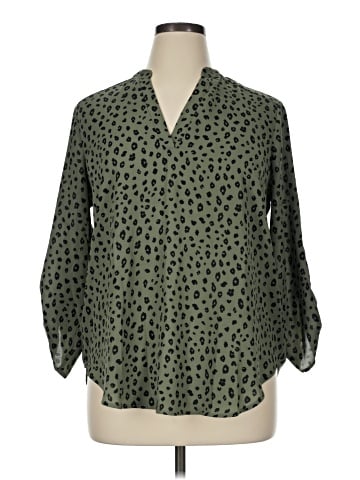 Lush 3/4 Sleeve Blouse (view 1)
