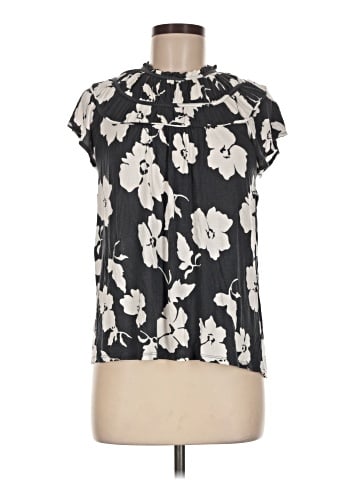 Ann Taylor LOFT Outlet Short Sleeve Blouse (view 1)