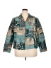 DressBarn 100% Polyester Paisley Teal Jacket Size 2X - photo 1