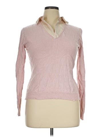Lauren by Ralph Lauren Silk Pullover Sweater (view 1)