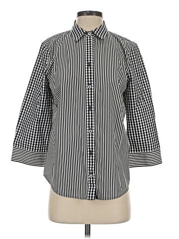 Chico's 3/4 Sleeve Button-Down Shirt (view 1)