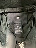 H&M 100% Polyester Solid Black Jacket Size L - photo 6
