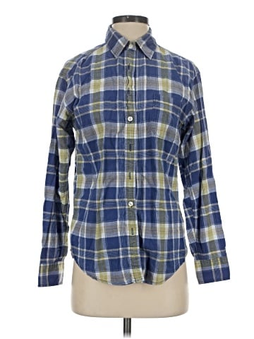 American Eagle Outfitters Long Sleeve Button-Down Shirt (view 1)