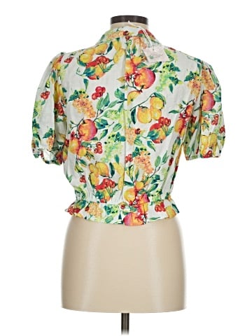 LC Lauren Conrad Short Sleeve Blouse (view 2)