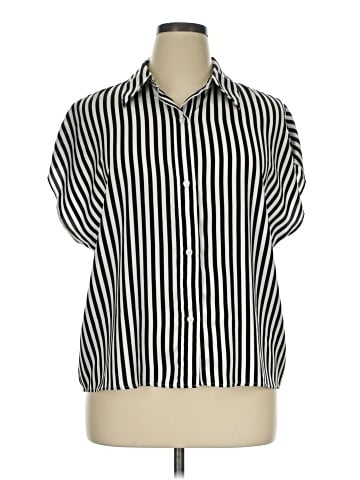 Ann Taylor Factory Short Sleeve Blouse (view 1)