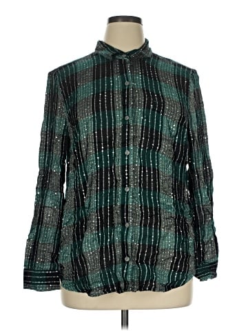 Style&Co Long Sleeve Button-Down Shirt (view 1)