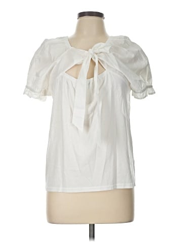J.Crew Factory Store Short Sleeve Blouse (view 1)