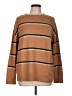 Talbots Stripes Brown Pullover Sweater Size L - photo 1