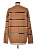 Talbots Stripes Brown Pullover Sweater Size L - photo 2