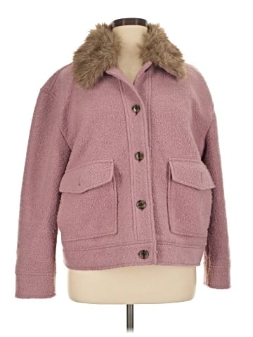 Ann Taylor LOFT Faux Fur Jacket (view 1)