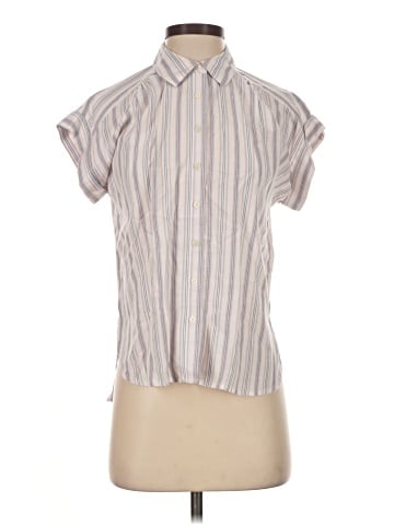 Ann Taylor LOFT Short Sleeve Button-Down Shirt (view 1)