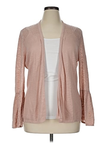August Silk Cardigan (view 1)