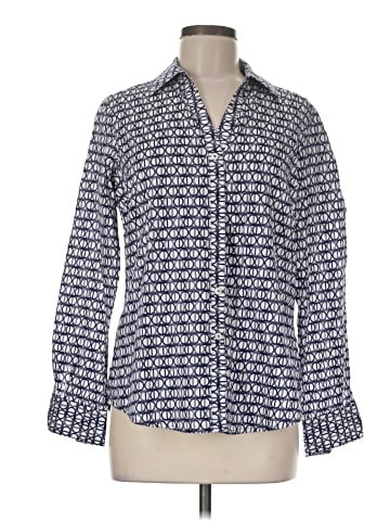Foxcroft Long Sleeve Blouse (view 1)