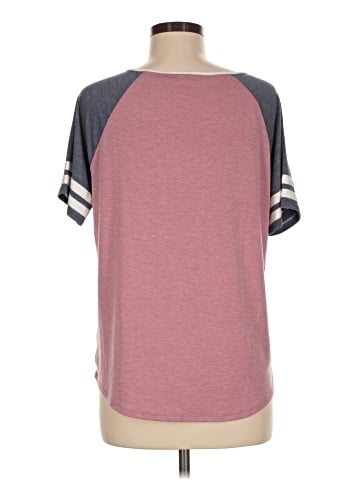 Pink Rose Short Sleeve T-Shirt (view 2)