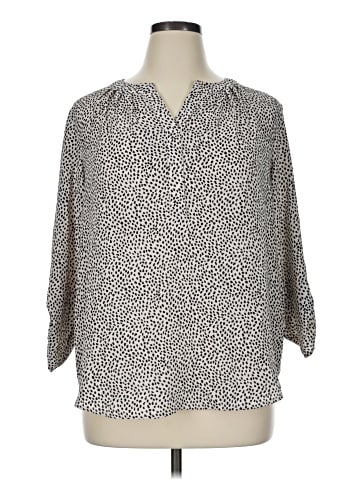 41Hawthorn 3/4 Sleeve Blouse (view 1)